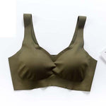 Push Up Gather Bralette Seamless Bra Wire Free