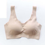 Push Up Gather Bralette Seamless Bra Wire Free
