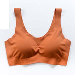 Push Up Gather Bralette Seamless Bra Wire Free