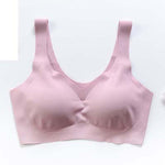 Push Up Gather Bralette Seamless Bra Wire Free