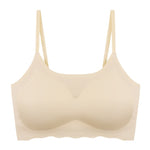 Push Up Gather Bralette Seamless Bra Wire Free